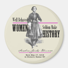 Imán Amelia Jenks Bloomer