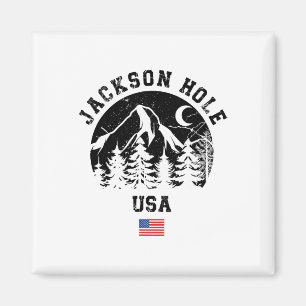 Imán Amer de esquí alpino Jackson Hole Wyoming
