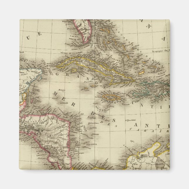 Imán América Central de las Indias Occidentales (Frente)