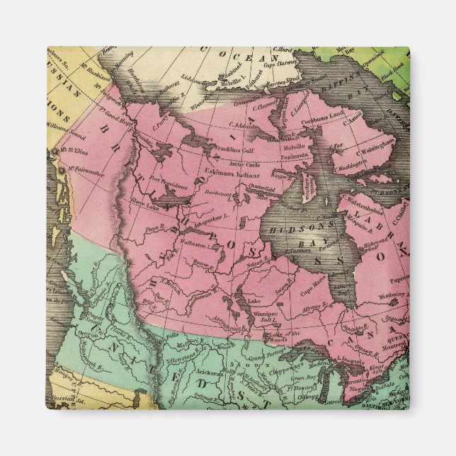 Imán América del Norte (Frente)