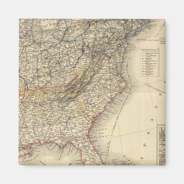 Imán América del Norte 26 (Frente)