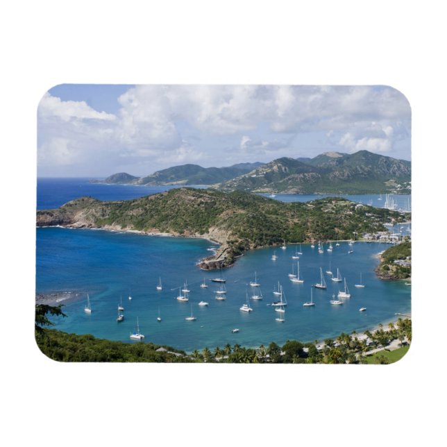 Imán América del Norte, Caribe, Antigua. Inglés (Horizontal)