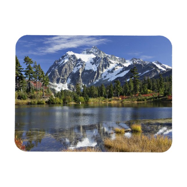 Imán América del Norte, Washington, Cascades. Monte Shu (Horizontal)