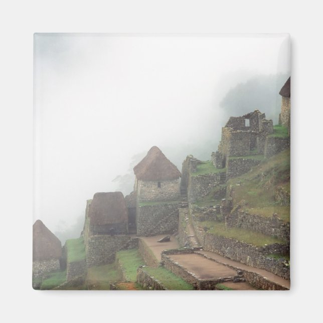 Imán América del Sur Perú Macchu Picchu (Frente)