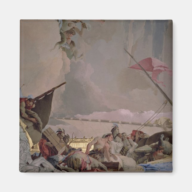 Imán América, detalles de La Gloria de España II (Frente)