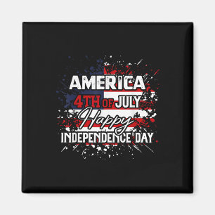 Imán América Feliz 4 De Julio Día De La Independencia H