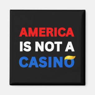 Imán América No Es Un Casino Anti-Trump Tarifas Protest