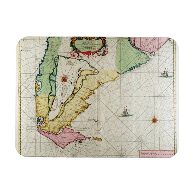 Imán América, plato 17 de "Le Nouveau et Grand Illumi" (Horizontal)