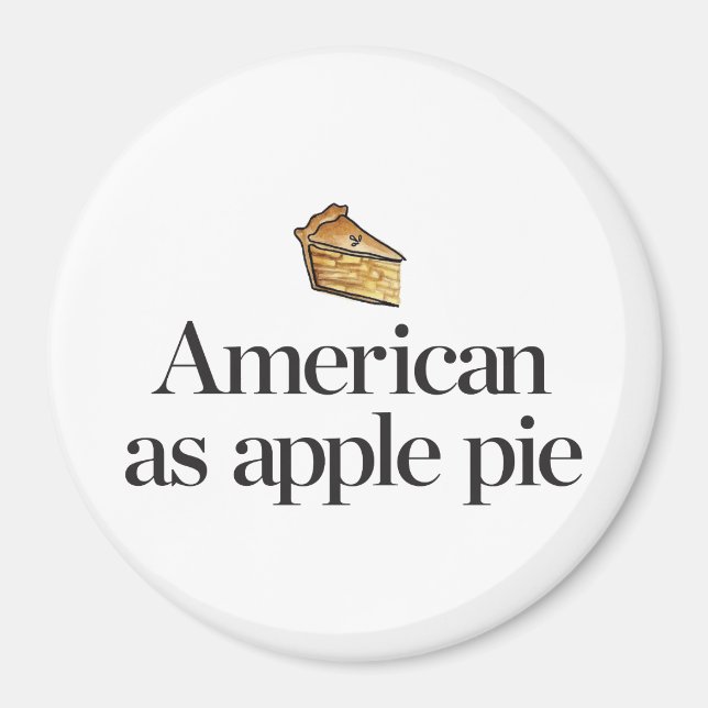 Imán American as Apple Pie (Frente)