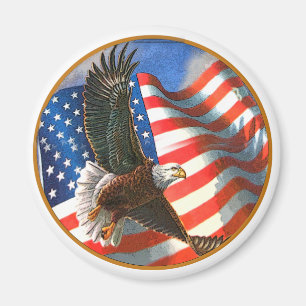 Imán American Eagle en vuelo