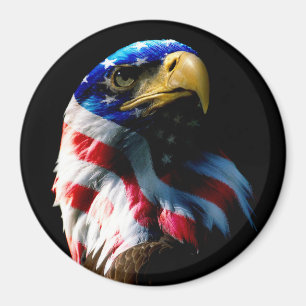 Imán American Eagle patriótico