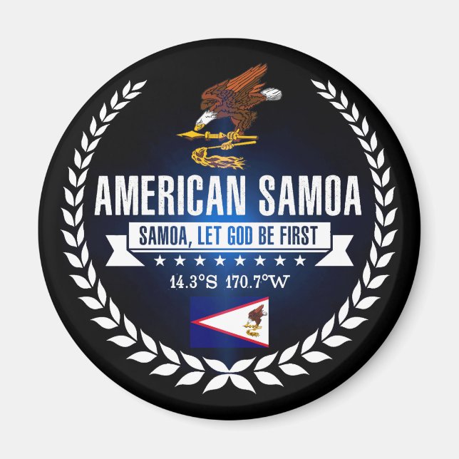Imán American Samoa (Frente)
