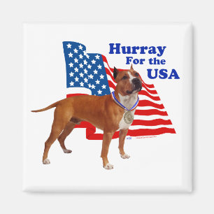 Imán American Staffordshire Terrier USA
