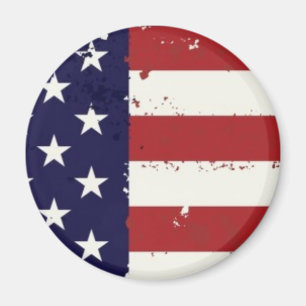 Imán americana de la bandera americana
