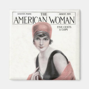 Imán americano 1919 de la revista de la mujer del