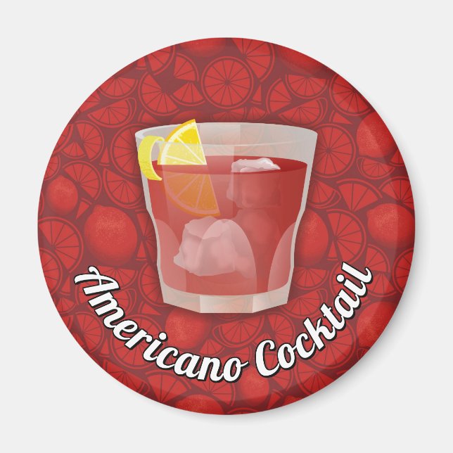 Imán Americano Cocktail (Frente)