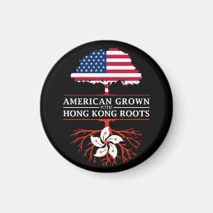 Imán Americano crecido con las raíces de Hong Kong