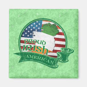 Imán americano irlandés orgulloso