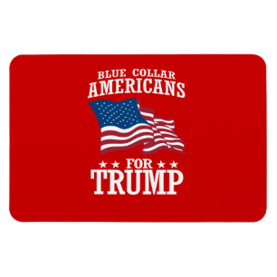 IMÁN AMERICANOS DEL CUELLO AZUL PARA EL TRIUNFO