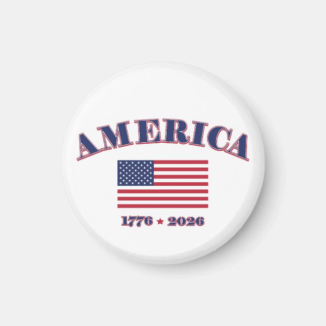 Imán America's 250th Birthday (Frente)