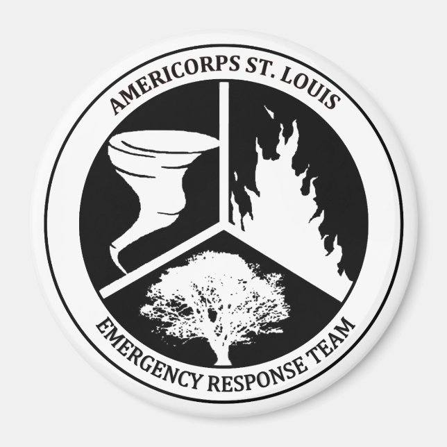 Imán AmeriCorps St. Louis ERT Magnet (Frente)