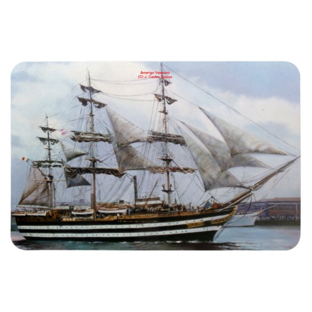 Imán Amerigo Vespucci (Horizontal)
