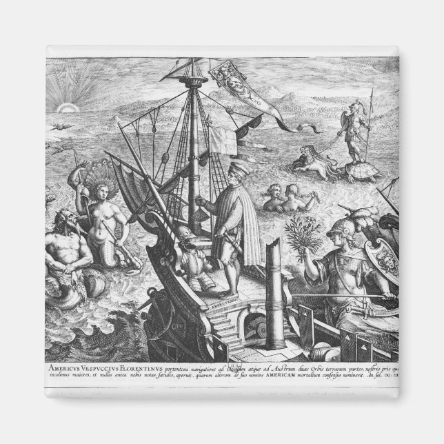 Imán Amerigo Vespucci (Frente)