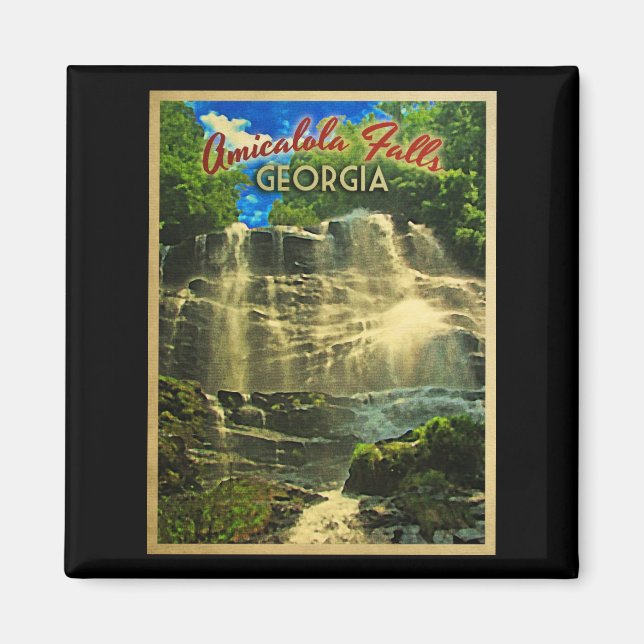 Imán Amicalola cae Georgia (Frente)