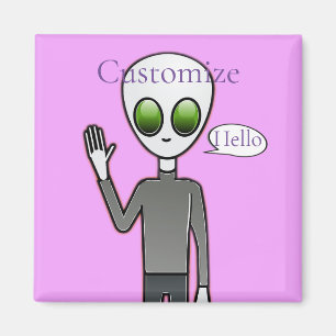 Imán Amigable Waving Alien Thunder_Cove