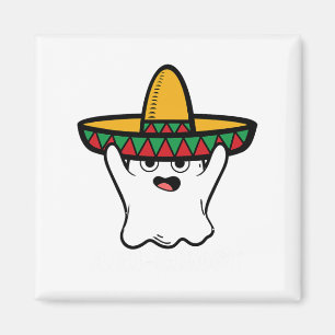 Imán Amighost Sombrero A Halloween Fantasma