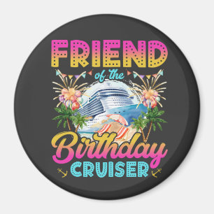 Imán Amigo del círculo de vacaciones de crucero de cump