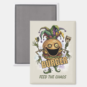 Imán Amigo Hamburguesa Bufón Vacío