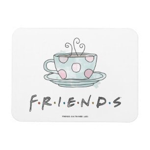 Imán AMIGOS™ Acuarela de café Mug