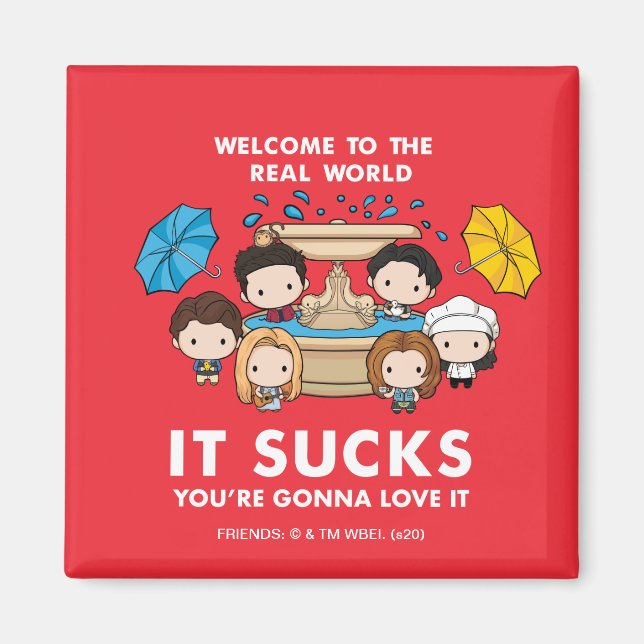 Imán AMIGOS™ | Bienvenidos a la teoría de la teoría del (Frente)