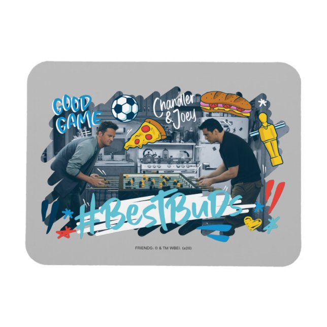 Imán AMIGOS™ | Chandler & Joey - Mejores Buds (Horizontal)