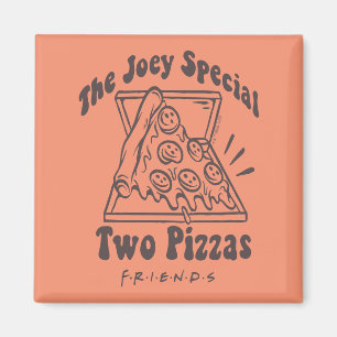 Imán AMIGOS™   Cita de Joey Pizza