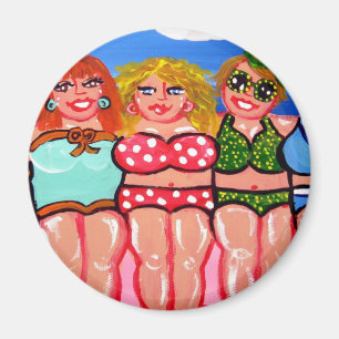 Imán Amigos de Chubby Beach Divas