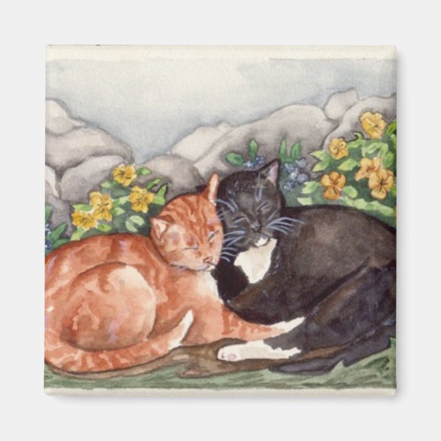 Imán Amigos de jardín (Frente)