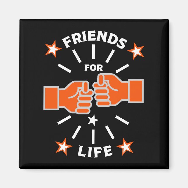 Imán Amigos De La Vida (Frente)