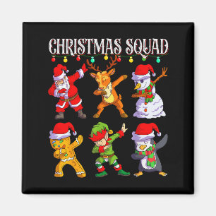 Imán Amigos de Navidad Dab Santa Familia Pareja Navidad
