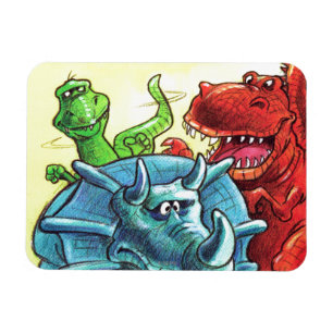 Imán Amigos del dinosaurio