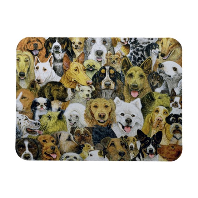 Imán Amigos del perro (Horizontal)