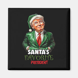Imán Amigos del presidente favorito Funny Trump Navidad