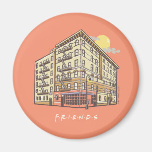 Imán AMIGOS™   Edificio de apartamentos de Mónica