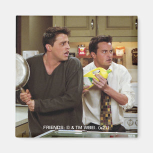 Imán AMIGOS™  Joey y Chandler asustado