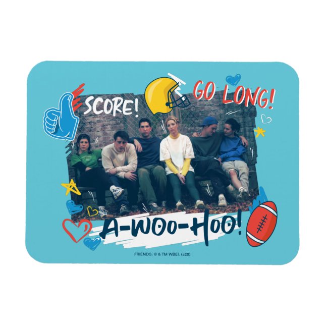 Imán AMIGOS™| Juego de fútbol (Horizontal)