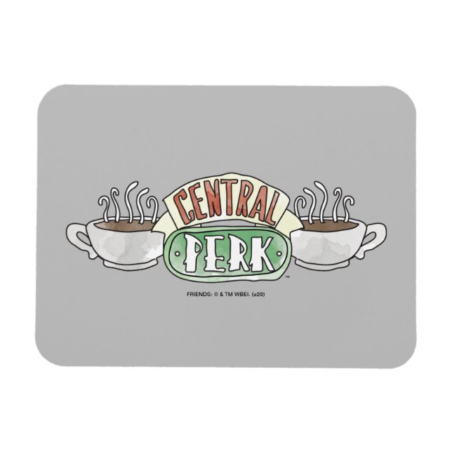 Imán AMIGOS™ | Logotipo de acuarela central (Horizontal)