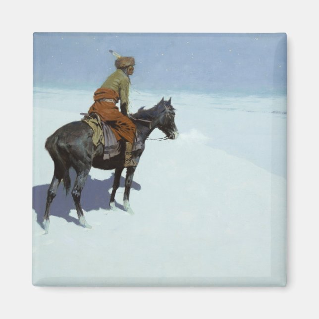 Imán Amigos o enemigos Frederic Remington (Frente)