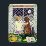 Imán Amigos para siempre<br><div class="desc">Amigos Por Siempre Scott Pat / Colección privada / Imágenes de los Bridgeman</div>