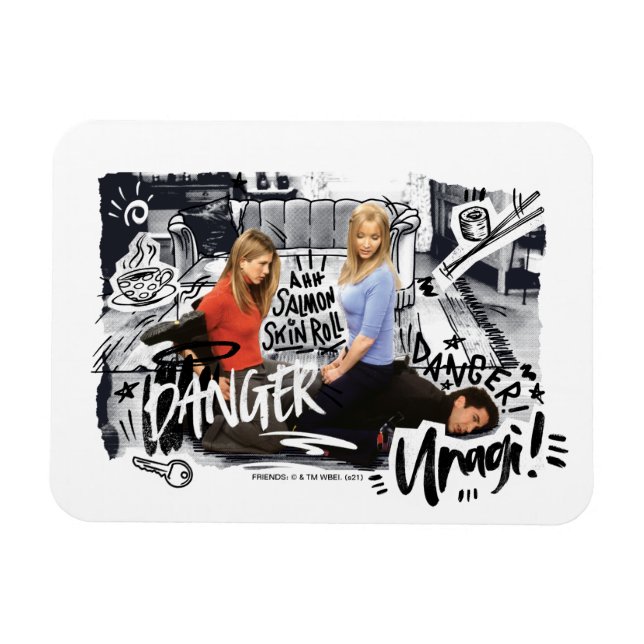 Imán AMIGOS™ | Peligro! ¡Unagi! (Horizontal)